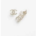 logo Chanel Crystal CC Earrings - Chanel Crystal CC Logo Earrings