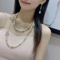 Chanel Pearl CC Necklace - Chanel Pearl CC Logo Necklace - Double
