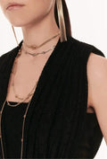 Chanel Layered Gold Chain Necklace - Timeless Elegance