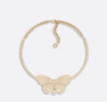 Dior Golden Butterfly Choker - Statement Necklace