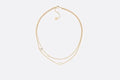 Dior Golden CD Star Necklace - Delicate Chain Design