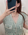 Dior Gold Chain Pearl Necklace - CD Logo Pendant