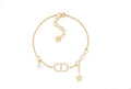 cd Dior Gold Crystal Bracelet - Dior Gold Crystal CD Star Bracelet