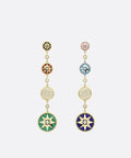 Dior Rose des Vents Long Drop Earrings