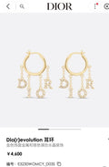 Dior Crystal Hoop Earrings - Dior Dio(r)evolution Crystal Hoop