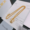 mouse Dior Gold Mickey Necklace - Dior Gold Mickey Mouse Pendant